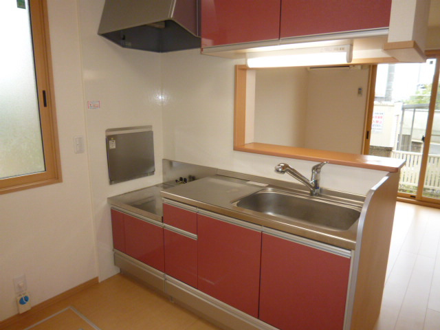 倉敷市福田町古新田のアパートのキッチン|キッチン