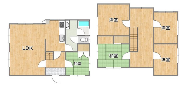 南小羽山町の間取り
