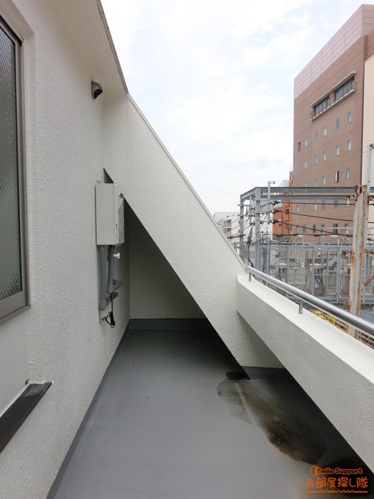 ロワール東町のバルコニー|同タイプの別部屋です。