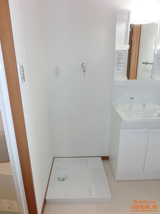 ロワール東町の洗面所|同タイプの別部屋です。