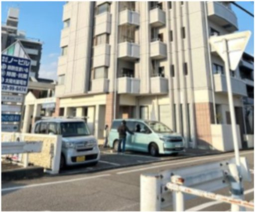欠町 イーストガーデン ポプラ館の外観