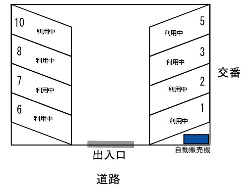 平田乙女駐車場（西口）　空き台数（0台）