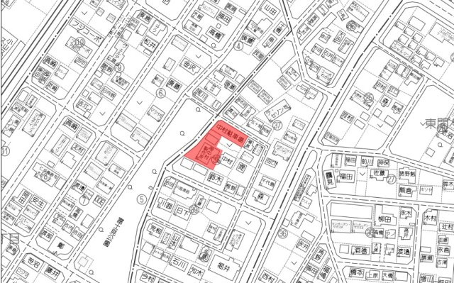 第1中村駐車場　空き台数（1台）1月1日から利用可能の地図