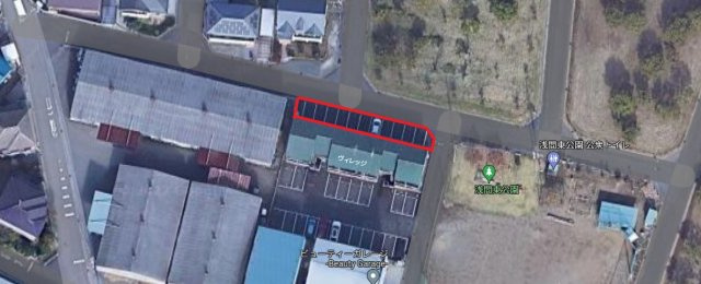 中村駐車場（ヴィレッジ北）　空き台数（1台）9月から3台分空予定の地図
