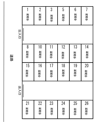 第1武井駐車場（東口）　空き台数（0台）