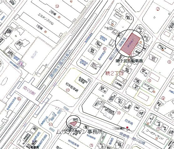 第1武井駐車場（東口）　空き台数（2台）の地図
