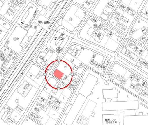 高橋駐車場（東口）　空き台数（1台）の地図