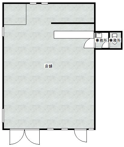 欠町　コメルスⅢの間取り