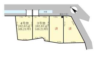 【土地図】 | 野洲市乙窪　3号地　売土地