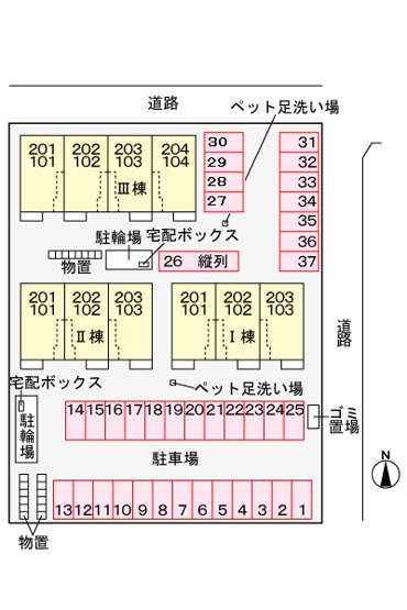 【区画図】 | ル・グラン湯梨浜　Ⅱ