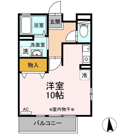 シンパティーア Ｂの間取り