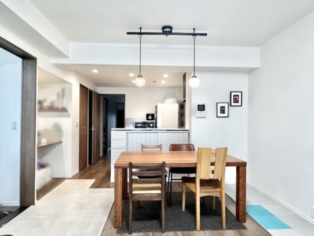 コンセール覚王山の居間・リビング|大変綺麗に室内をお使いです。