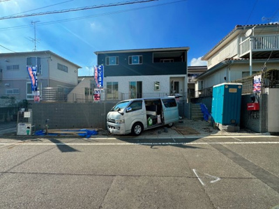 【外観】 | ◇◆横浜市緑区北八朔町　新築一戸建て◆◇ | ◆一戸建てを中心とした街並みが整然と続き、周辺は高い建物が建っていないので、緑の多い閑静な趣を感じる環境です。街並みや周辺環境も重要なポイントです！！