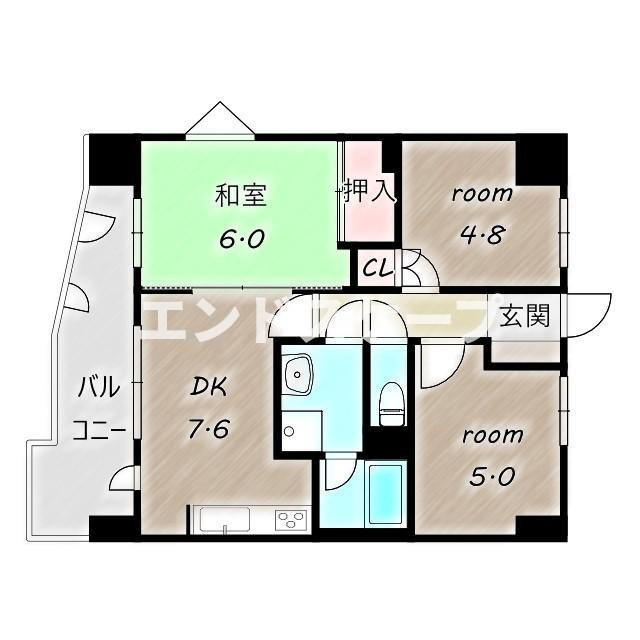 ハイラーク高崎の間取り|高崎、前橋、伊勢崎エリアのお部屋探しはエンドスケープまで！お客様の理想お聞かせ下さい♪