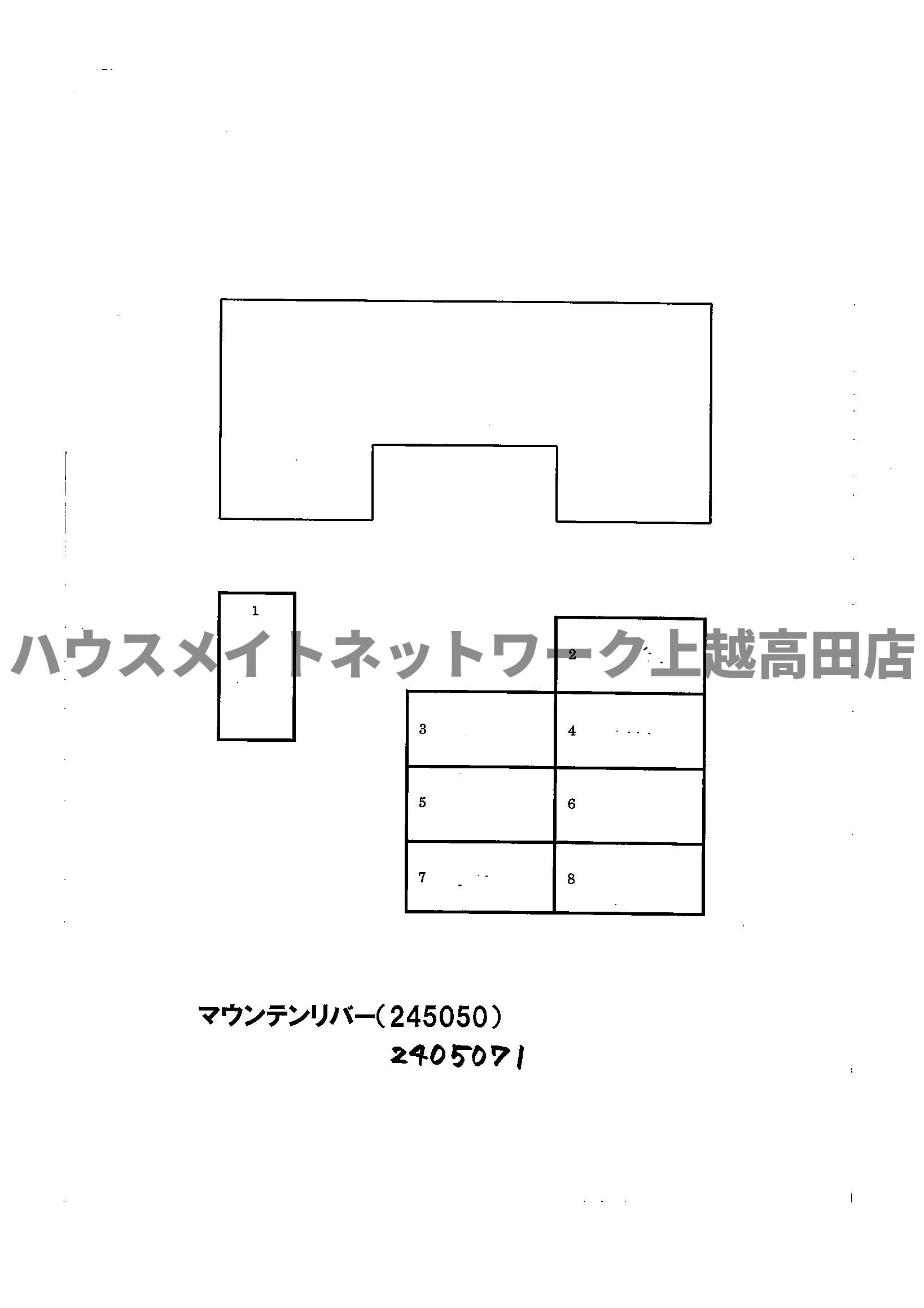 マウンテンリバーの区画図|配置図