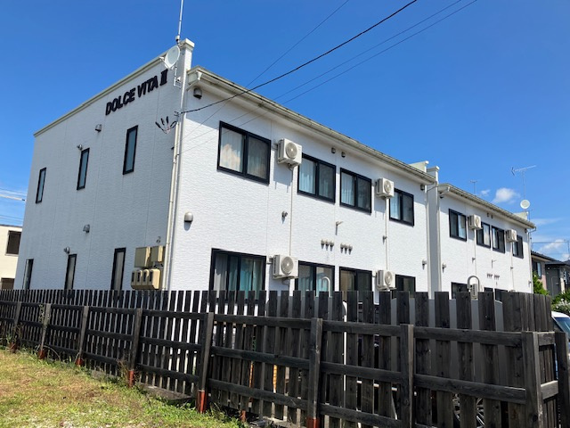 十和田市元町東４丁目のアパートの外観|外はこのようになっています