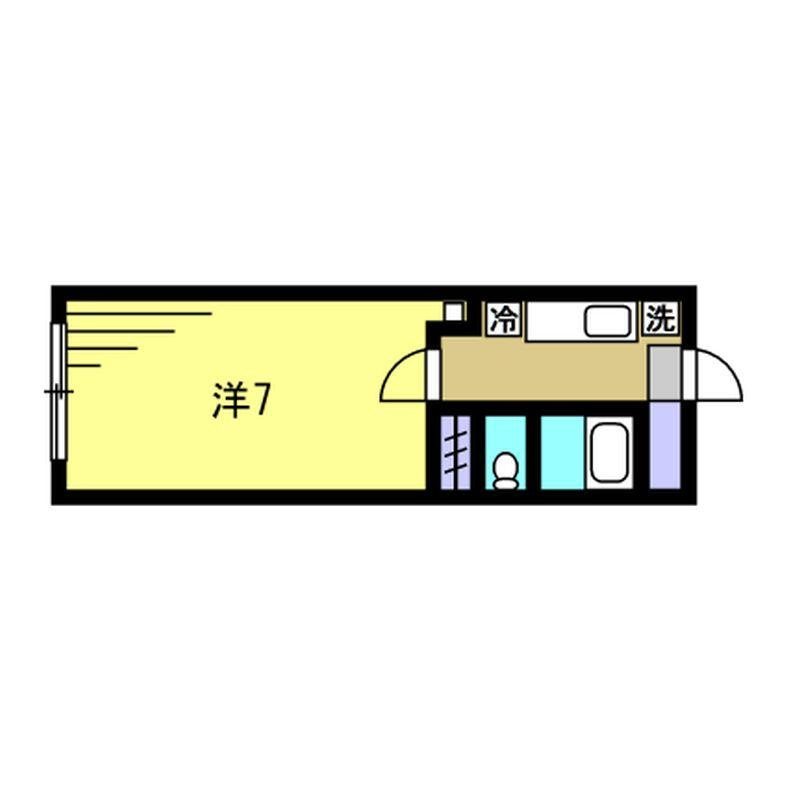 コーポ大信の間取り