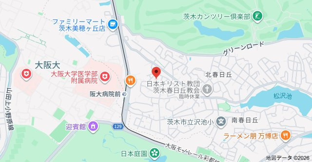 銀杏ホールの地図