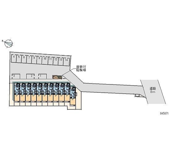 レオネクストイレブンの区画図