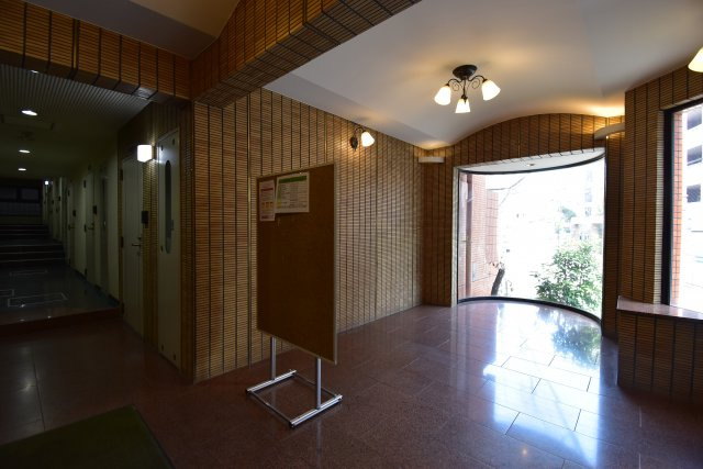 アーク上町台Ⅱ番館のロビー