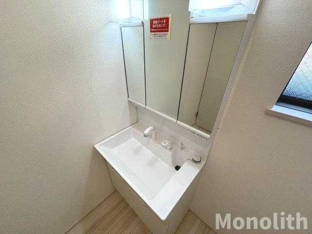 リナージュ岸和田市額原町の洗面所