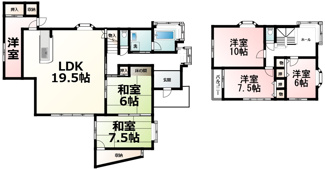 【間取り】 | 黒津1丁目