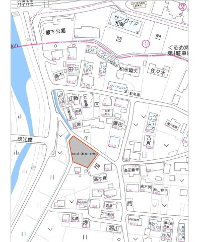 合川町貸地の地図