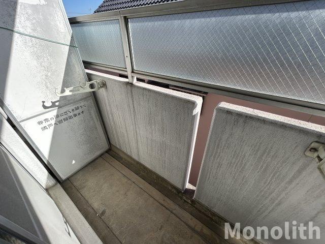 シャルマンフジ久米田弐番館のバルコニー