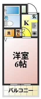 シャルマンフジ久米田弐番館の間取り