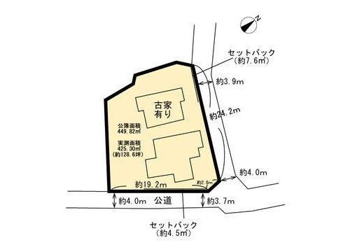 田島5丁目土地の土地図