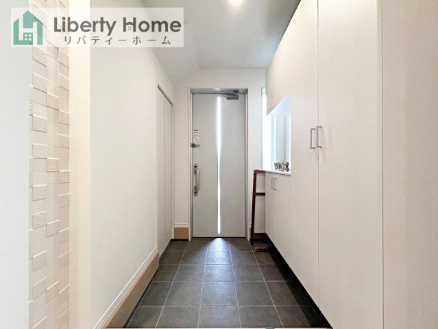 小美玉市羽刈　の玄関