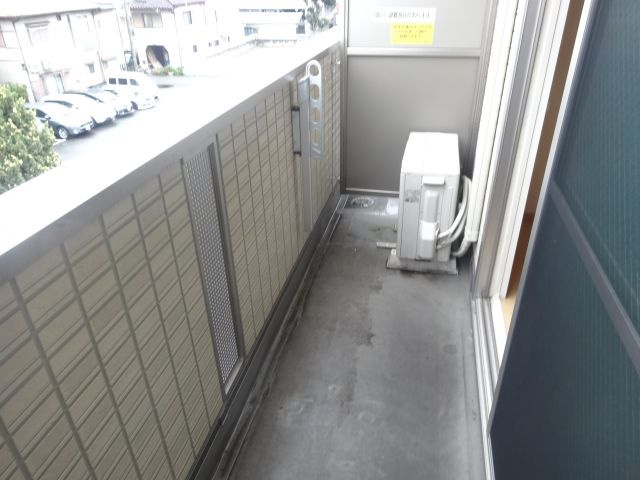 ボヌビー宝塚のバルコニー