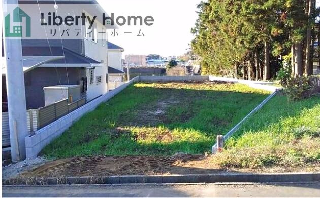日立市森山町3丁目　新築戸建　1号棟の前面道路含む現地写真
