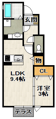 グランクールの間取り