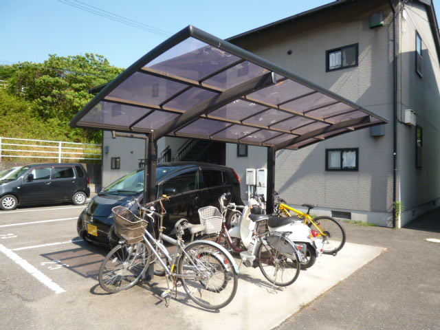 倉敷市児島稗田町のアパートのその他共用部分|駐輪場