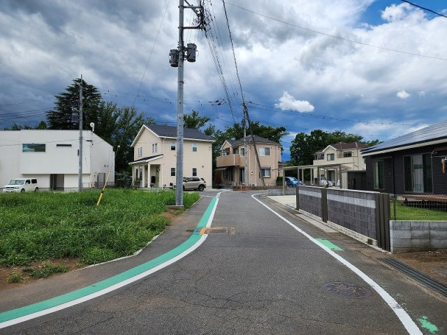 高崎市棟高町売土地 B区画の前面道路含む現地写真