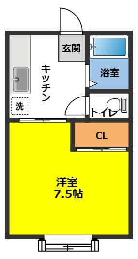 ヴィラ21の間取り