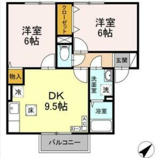 【間取り】 | グランバルクB