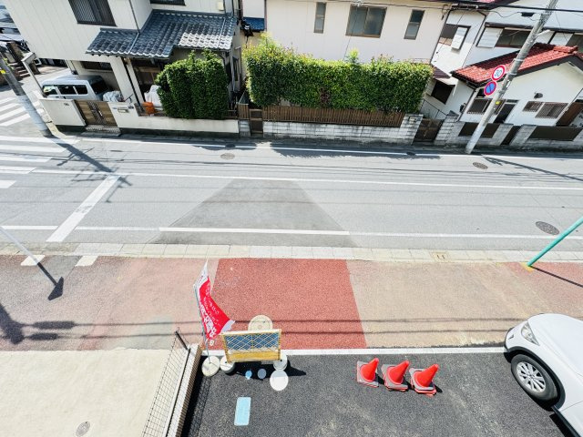 柏市つくしが丘１丁目新築戸建（つくしが丘第５）の展望|バルコニーより道路側眺望