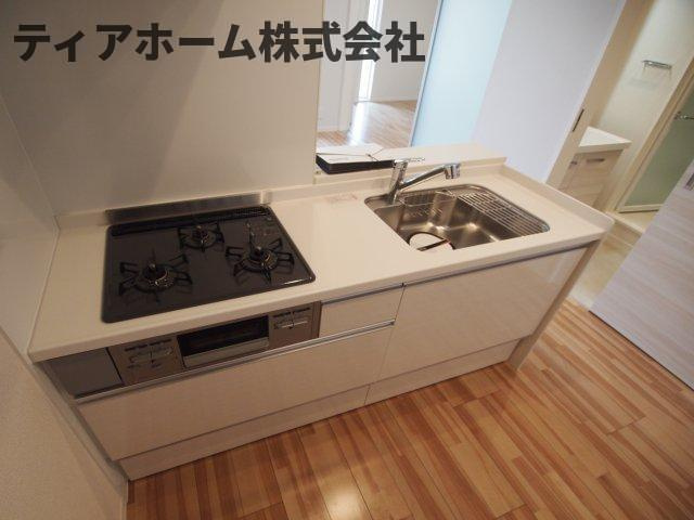 大和高田市大中東町の賃貸マンションのキッチン|キッチンです