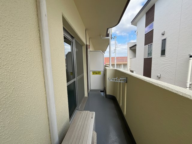 メゾン城南のバルコニー