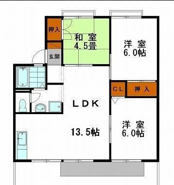 クレスト安室の間取り