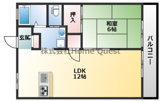 【間取り】 | エーデルハイツB棟