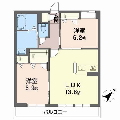 RUSHERIOの間取り