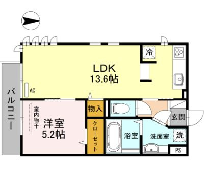 【間取り】 | ディーモンテ深井沢町