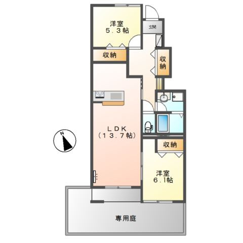 リバティー・Ｍの間取り
