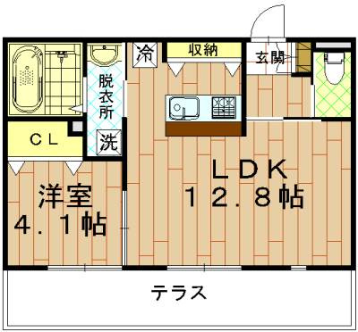 ラシーネフィーユの間取り