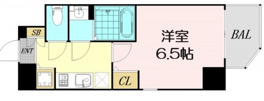 【間取り】 | エスリード難波セントラル