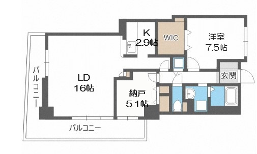 【間取り】 | フォレステージュ谷町