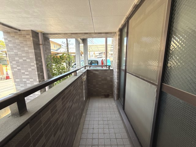 ラメール大塩のバルコニー